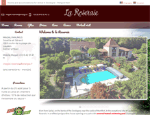 Tablet Screenshot of chambres-la-roseraie.com